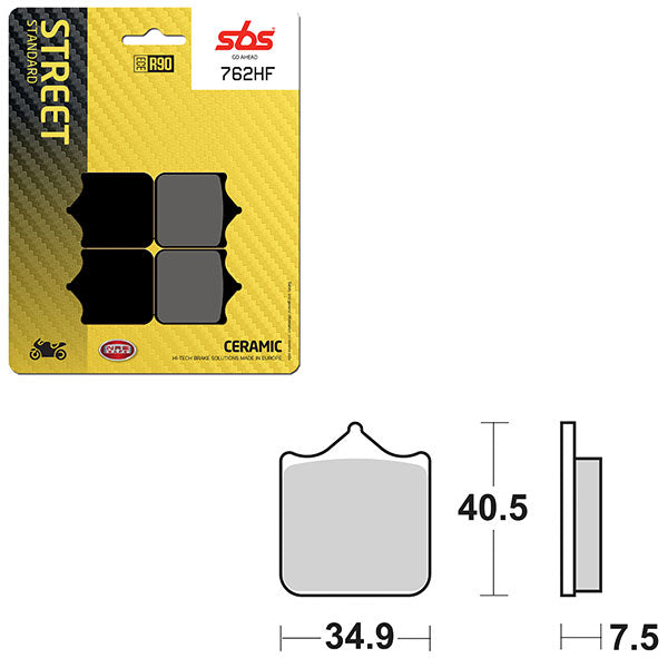 SBS ATV/UTV CERAMIC BRAKE PAD (6190762108)