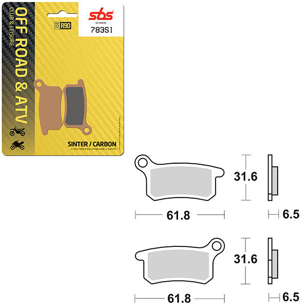 SBS ATV/UTV SINTER BRAKE PAD (6240783108)