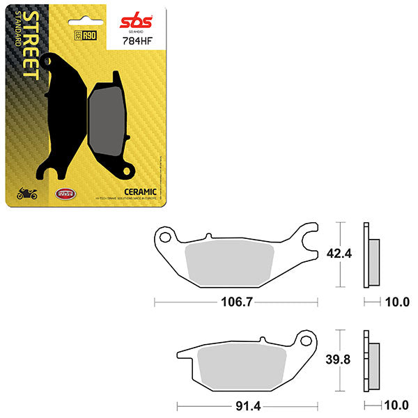 SBS ATV/UTV CERAMIC BRAKE PAD (6190784108)