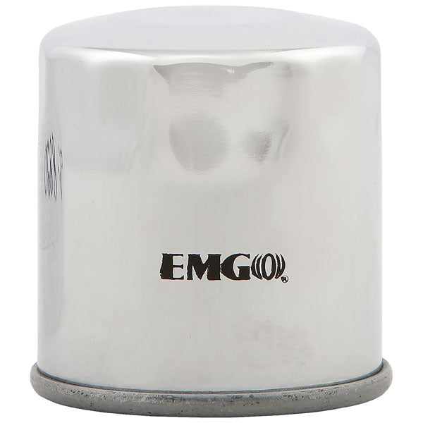 Emgo Chrome Oil Filter (10-82220) | MunroPowersports.com