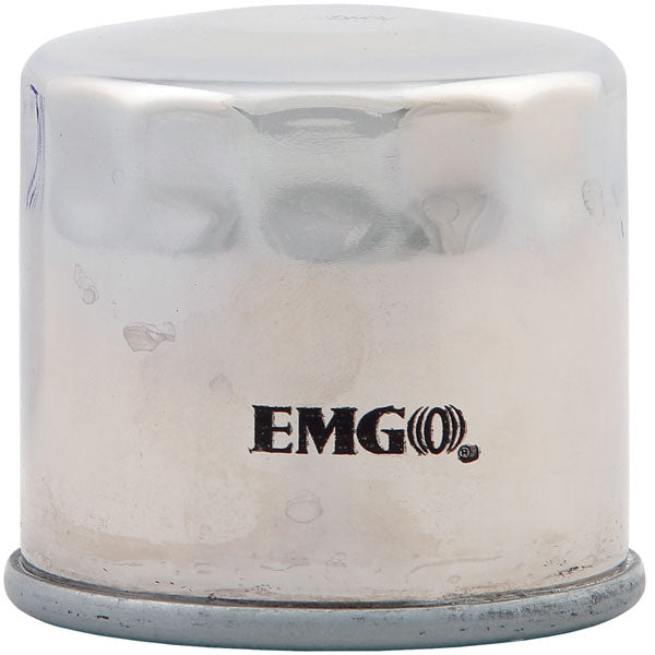 Emgo Chrome Oil Filter (10-55670) | MunroPowersports.com