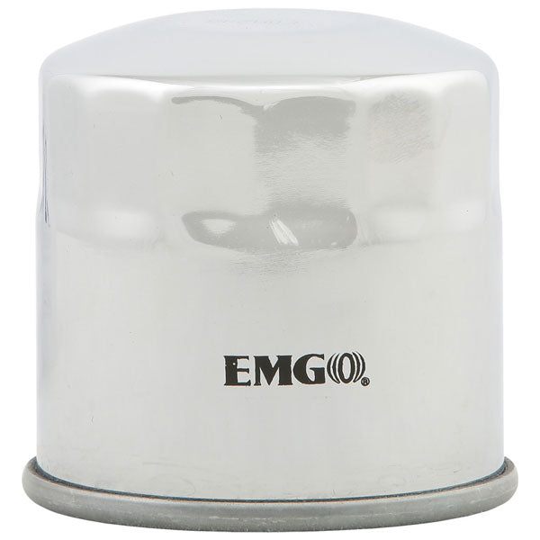 Emgo Chrome Oil Filter (10-82200) | MunroPowersports.com