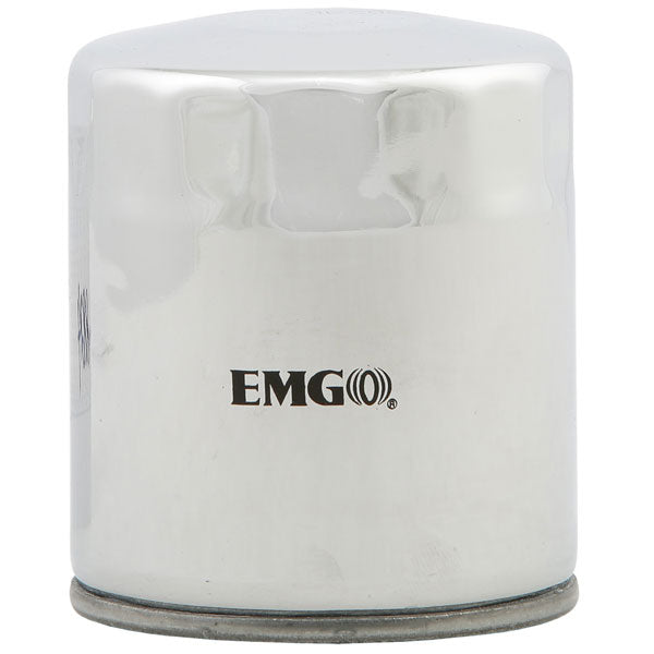 Emgo Chrome Oil Filter (10-82400) | MunroPowersports.com