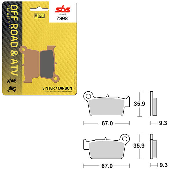 SBS ATV/UTV SINTER BRAKE PAD (6240790108)