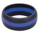 Rothco Thin Blue Line Silicone Ring