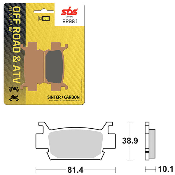 SBS ATV/UTV SINTER BRAKE PAD (6240829108)