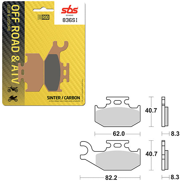 SBS ATV/UTV SINTER BRAKE PAD (6240836108)