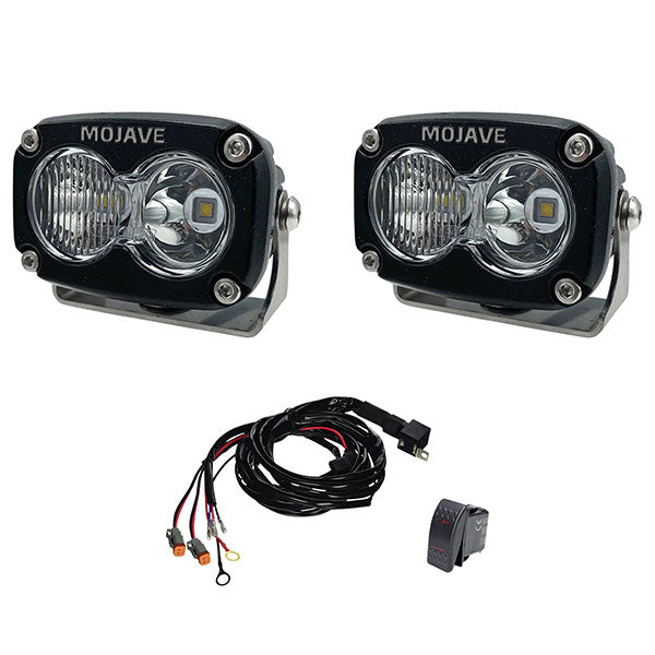 TIGER LIGHTS MOJAVE 2" X 3" LIGHT KIT & HARNESS (TLM2X3-KIT)