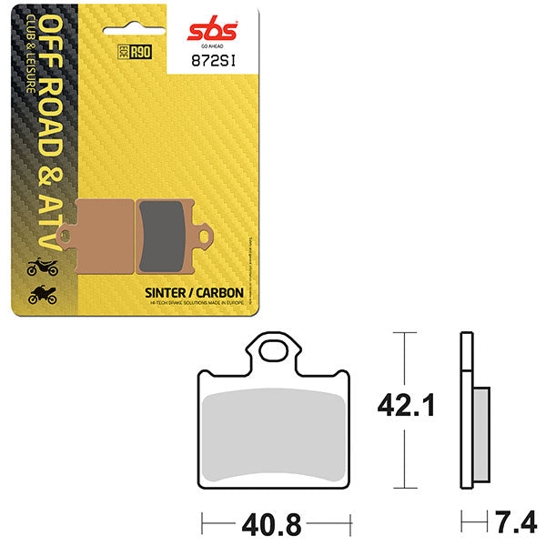 SBS ATV/UTV SINTER BRAKE PAD (6240872108)