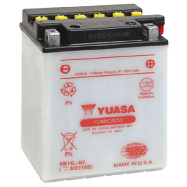 YUASA YB14L-B2 BATTERY (YUAM2214BIND)