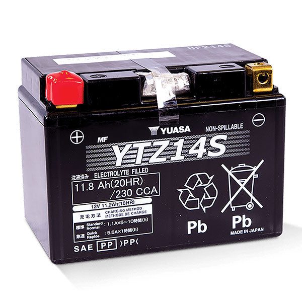 YUASA YTZ SERIES BATTERY (YUAM72Z14)