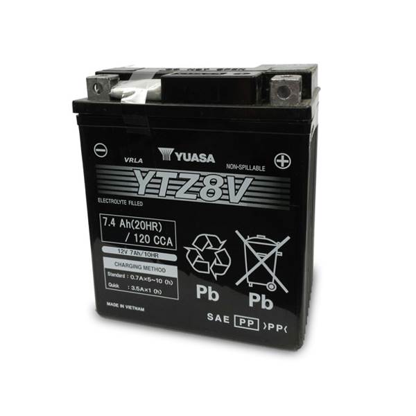 YUASA YTZ SERIES BATTERY (YUAM728ZV)