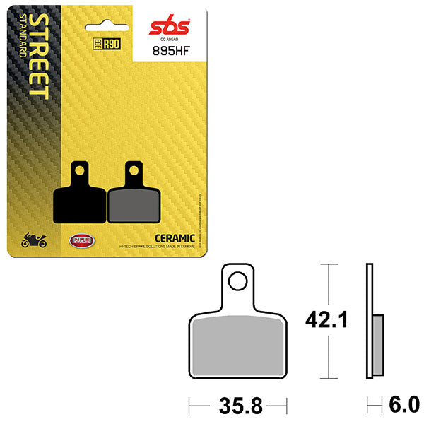 SBS ATV/UTV CERAMIC BRAKE PAD (6190895108)