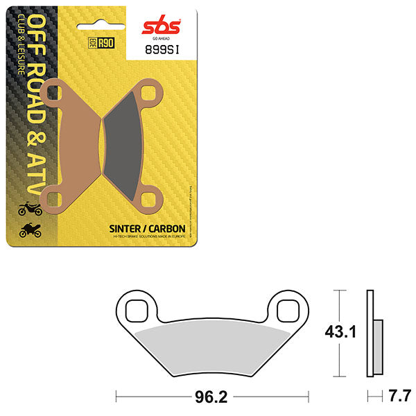 SBS ATV/UTV SINTER BRAKE PAD (6240899108)