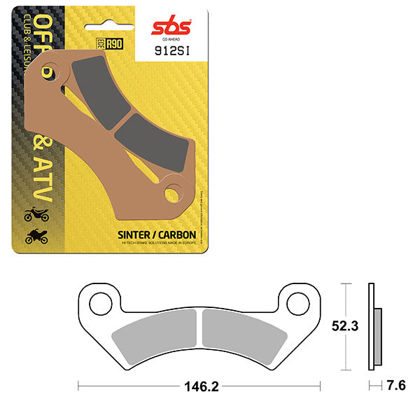 SBS ATV/UTV SINTER BRAKE PAD (6240912108)