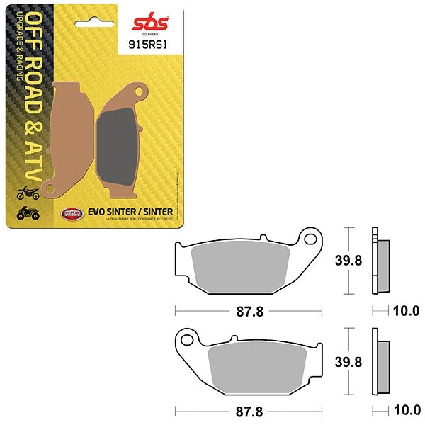 SBS ATV/UTV EVO SINTER BRAKE PAD (6280915108)