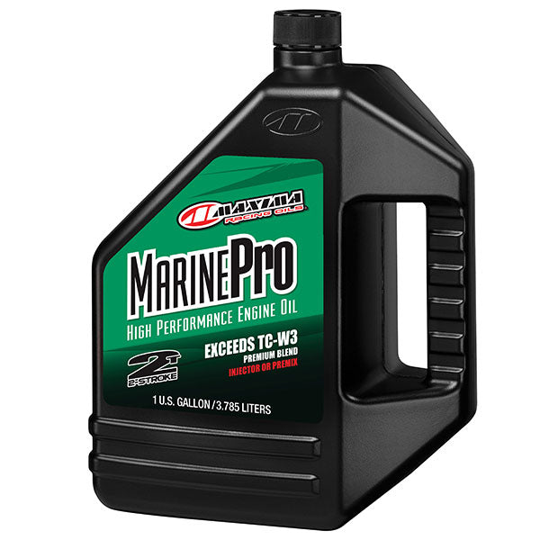 MAXIMA RACING OILS MARINE PRO TC-W3 2-STROKE ENGINE OIL EA Of 4 (259128-1)