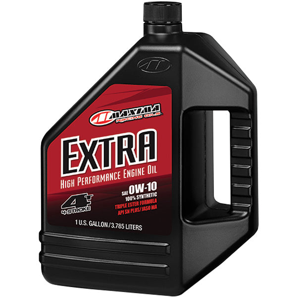 MAXIMA RACING OILS EXTRA SYNTHETIC 4-STROKE ENGINE OIL 4PK (30-139128)