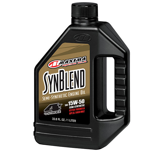 MAXIMA RACING OILS SYNTHETIC BLEND ESTER 4-STROKE ENGINE OIL EA Of 12 (30-36901B-1)