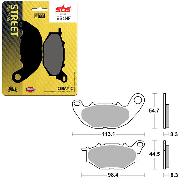 SBS ATV/UTV CERAMIC BRAKE PAD (6190931108)