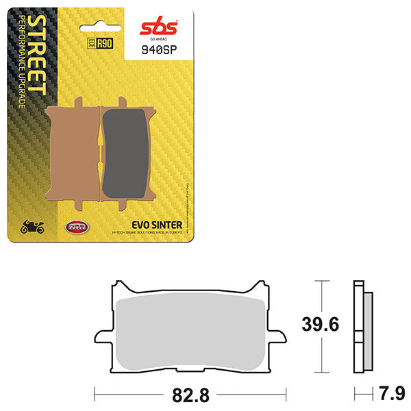 SBS SP EVO SINTER FRONT BRAKE PAD (6390940108)