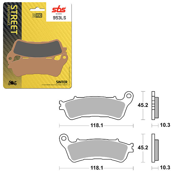 SBS PERFORMANCE LS SINTER REAR BRAKE PAD (6260953108)