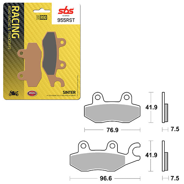 SBS ROAD RACING & TRACKDAYS SINTER FRONT BRAKE PAD (6470955108)