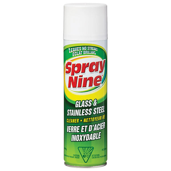 SPRAY NINE GLASS & STAINLESS STEEL CLEANER (C23319)