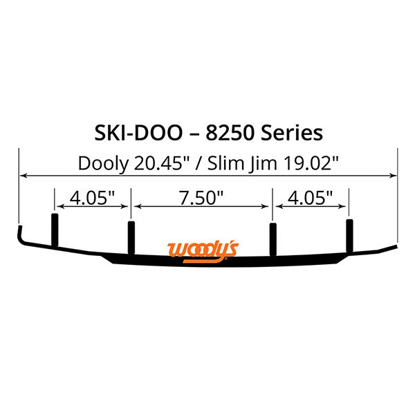 WOODY'S DOOLY CARBIDE RUNNER (DS6-8250)