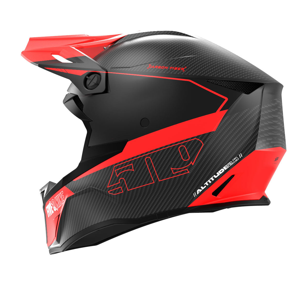 509 Altitude 2.0 Carbon Fiber 3K Hi-Flow Helmet (ECE) F01009900-120-302