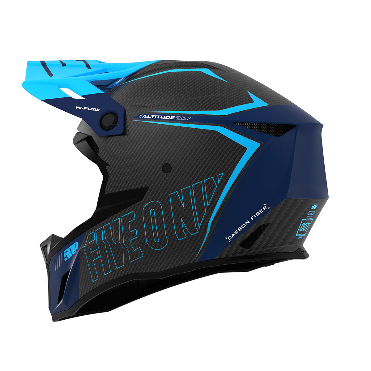 509 Altitude 2.0 Carbon Fiber 3K Hi-Flow Helmet (ECE) F01009900-130-051