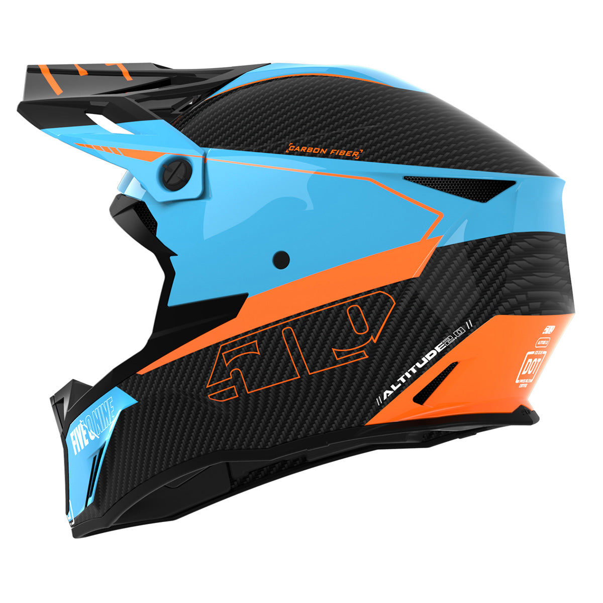 509 Altitude 2.0 Carbon Fiber 3K Hi-Flow Helmet (ECE) F01009900-110-302