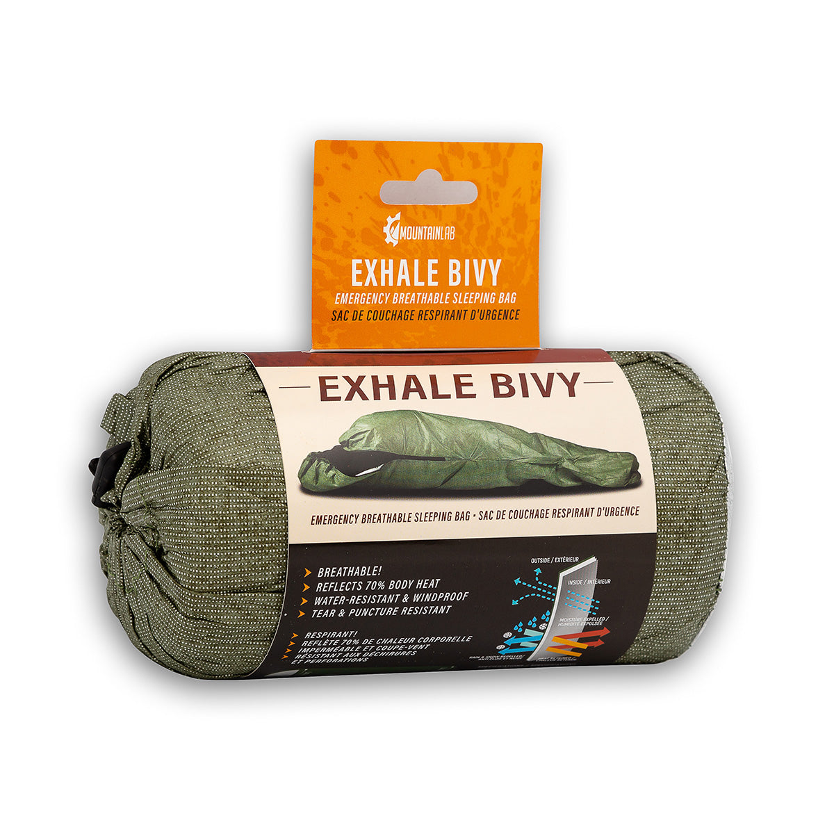 Mountain Lab Exhale Breathable Sleeping Bag ML-BVY-BR