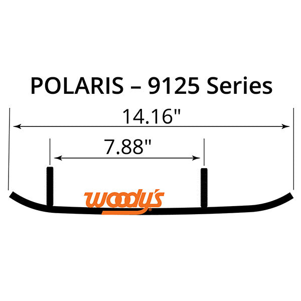 WOODY'S FLAT-TOP EXECUTIVE 8" CARBIDE TRAIL RUNNER (WPI-9125)