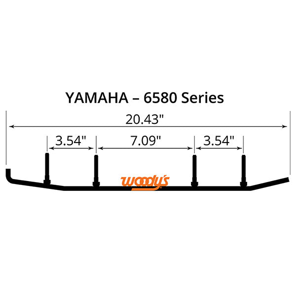 WOODY'S FLAT-TOP EXECUTIVE 8" CARBIDE TRAIL RUNNER (WYV-6580)