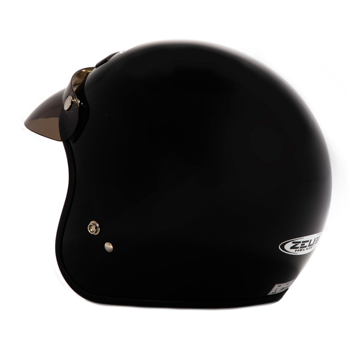 Zeus 381C Vintage Open Face Helmet ZS-381C-MBK-MD